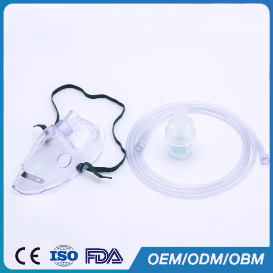 일회용 공장 의료 외과 병원 PVC CE FDA ISO 승인 CPR 산소 분무기 마스크