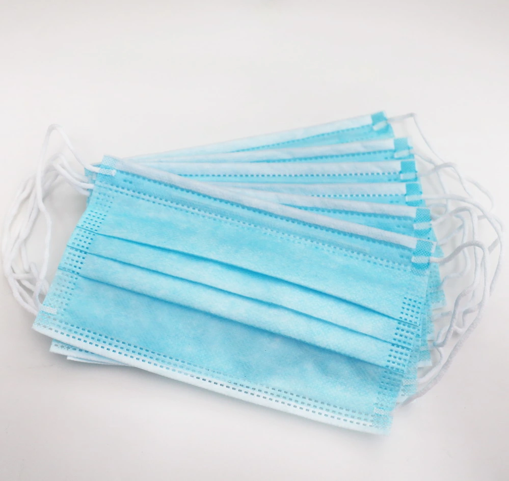 Disposable Protective Nonwoven 3ply Face Mask Stock Children Adults Kids