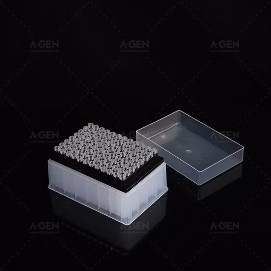 직접 공급 피펫 팁 실험실 소모품 멸균 핵산 테스트 Agilent 250UL Robotic